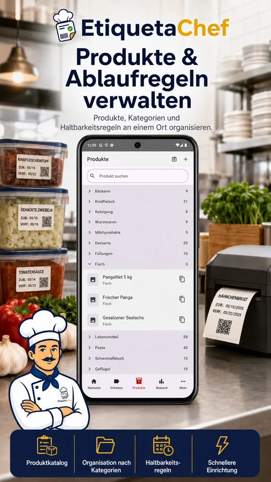 EtiquetaChef — Produkte