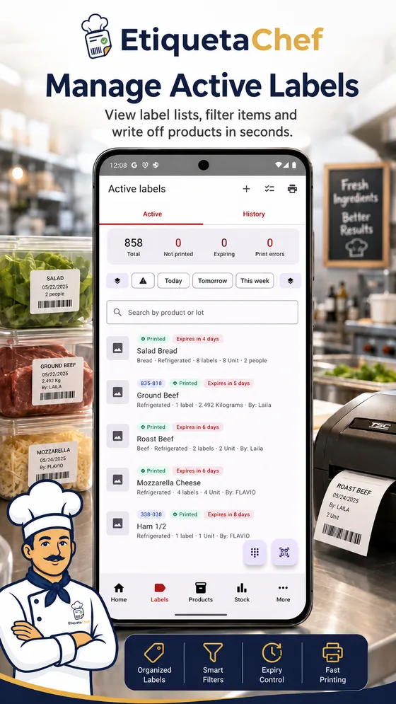 EtiquetaChef — Labels