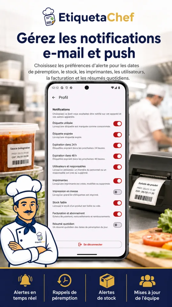 EtiquetaChef — Notifications