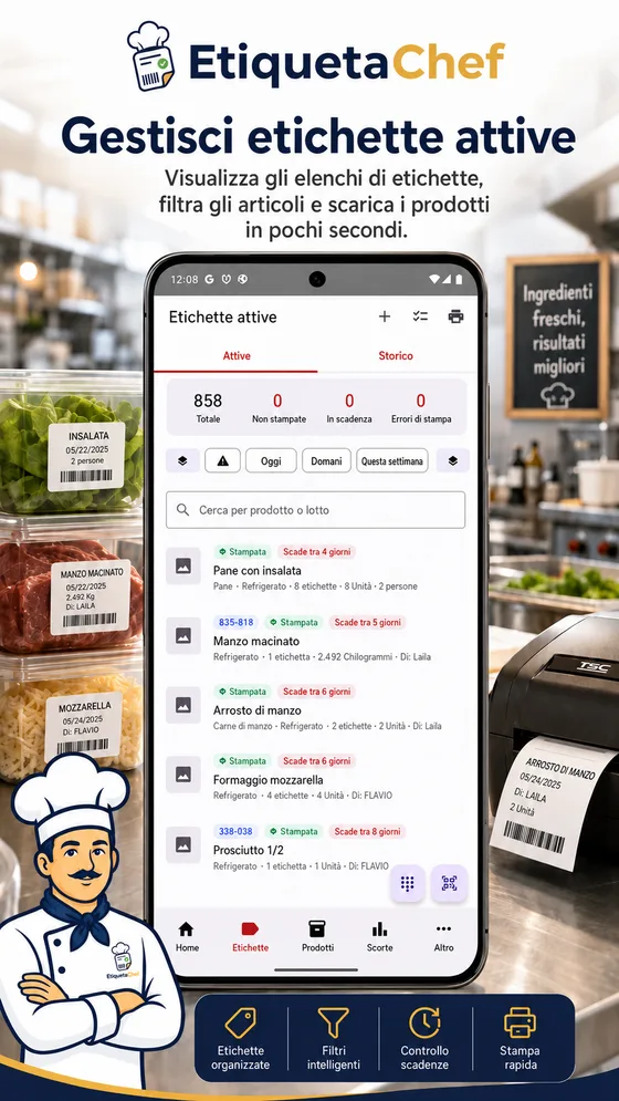 EtiquetaChef — Etichette