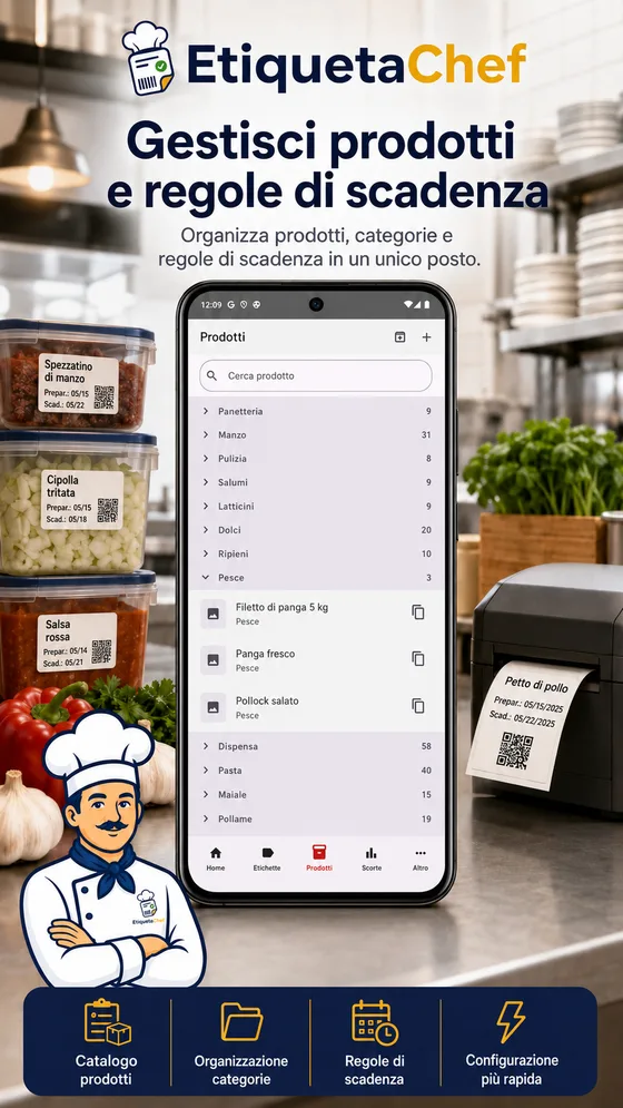 EtiquetaChef — Prodotti